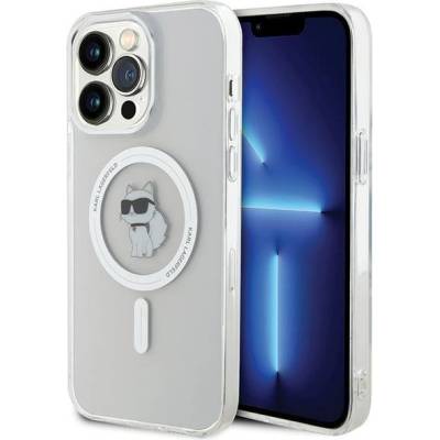 KARL LAGERFELD Кейс Karl Lagerfeld IML Choupette MagSafe за iPhone 15 Pro Max, прозрачен