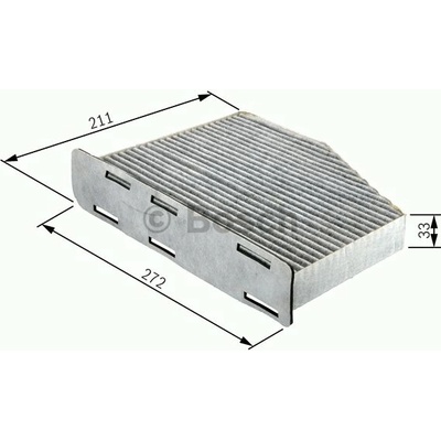 Kabinový filtr Bosch 1 987 432 397