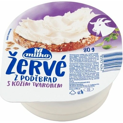 Milko Žervé z Poděbrad s kozím tvarohem 80g
