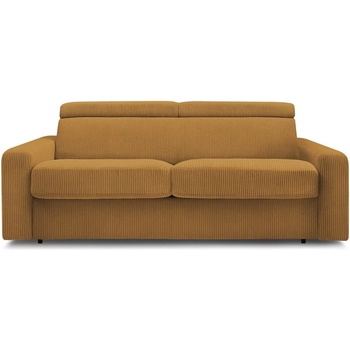 Bobochic Разтегателен диван от рипсено кадифе в цвят горчица 195 cm Monaco - Bobochic Paris (WT-LUZZ-3R---W_2 P1021 N.CZ)
