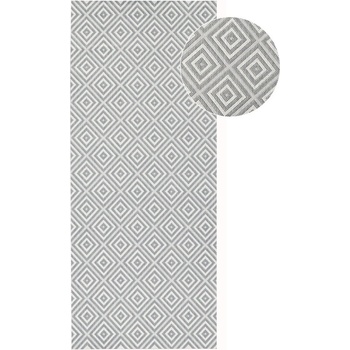 Hanse Home Сив килим за открито , 80 x 200 cm Karo - NORTHRUGS (102471-80x200)