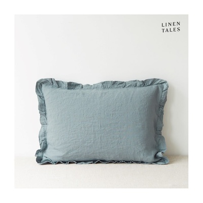 Linen Tales Ленена калъфка за възглавница 40x60 cm Blue Fog - Linen Tales (LT-PCFR-40x60-BF)