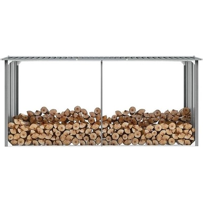 Shumee Pozinkovaná ocel 330 x 92 x 153 cm šedý