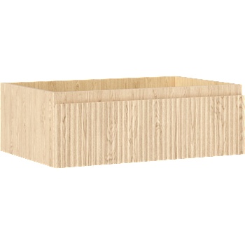 Mexen Rivel баня шкаф под мивка 70 см, 1 чекмедже, оребрено, дъб - 91A20-07023-1-BF81 (91A20-07023-1-BF81)