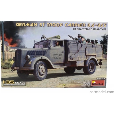 Miniart Opel Blitz Truck 3t Troop Carrier Military 1952 / 1:35