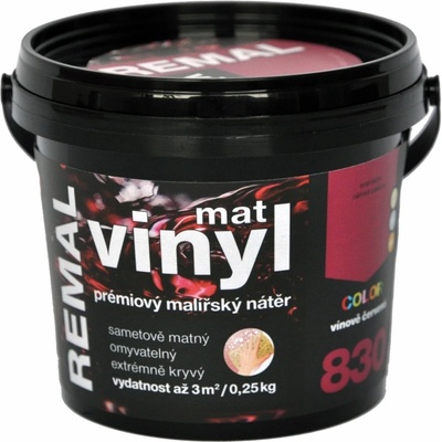 Remal Vinyl Color mat vínovo červená 250 g