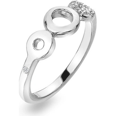 Hot Diamonds strieborný prsteň s diamantom Balance DR243