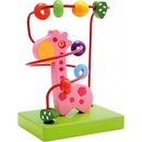 Drevené hračky Bino Motorický labyrint žirafa