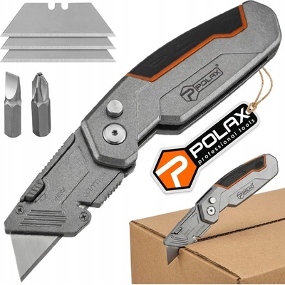 Nôž s trapézovou čepeľou 19mm POLAX 23-015