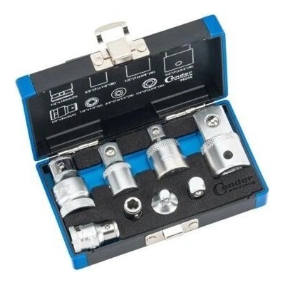 CONDOR súprava adaptérov gola 1/4" - 3/4", 8-dielna, Xcess Performance 38206, 100-08192