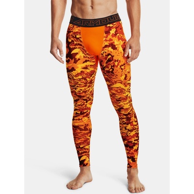 Under Armour CG Armour Print Leggings oranžová