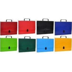 Office Products Briefcase - box OFFICE PRODUCTS, PP, A4/5cm, with handle and lock, yellow