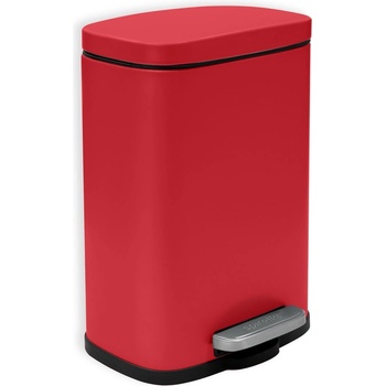 spirella Червено стоманено кошче за боклук с педал 5 l Akira - Spirella (10.20820)