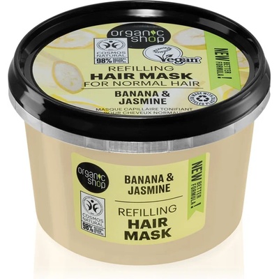Organic Shop Banana & Jasmine маска за коса за обем 250ml