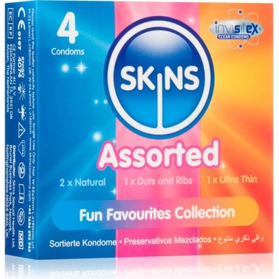 Skins Assorted Vanilla 2 ks + Vanilla 1 ks + Vanilla 1 ks