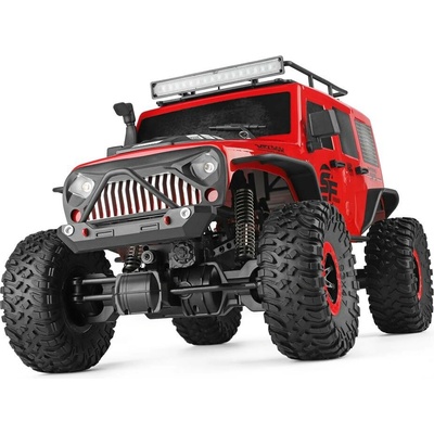 IQ models RC auto Jeep Crawler s osvetlením RTR červená 1:10