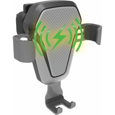 Compass Držák telefonu LUKE-V bezdrátové nabíjení 10W silver 06295