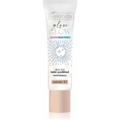 Bielenda Glaze & Glow ľahký make-up s rozjasňujúcim účinkom 01 30 g