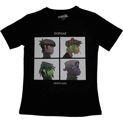 Gorillaz tričko Demon Days Čierna