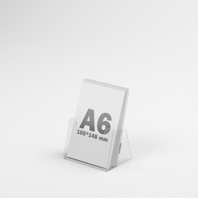 Najcenovky.sk plexi držiak na katalógy na výšku A6