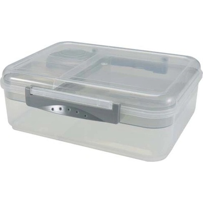 Cravee 1450ml desiatový box - Svetlosivá