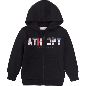 Minoti 7BZTHRU 5 Mikina chlapčenská s kapucňou čierna