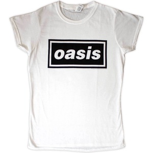 Oasis Decca Logo White S Дамски Риза (OASTS01LW01)
