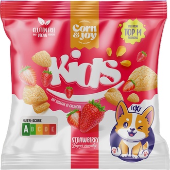 Corn & Joy Детска закуска Царевица и радост Ягода 40 г