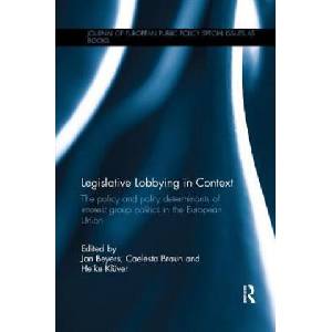 Legislative Lobbying in Context (ISBN: 9781138103764)