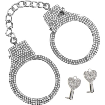 Image 1 of Taboom Diamond Wrist Cuffs Silver