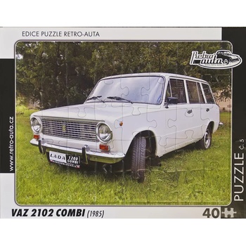 Retro cars - Puzzle VAZ 2102 COMBI (1985) - 40 - 99 piese