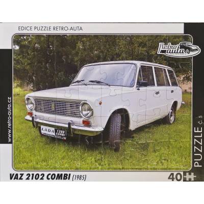 Retro cars - Puzzle VAZ 2102 COMBI (1985) - 40 - 99 piese