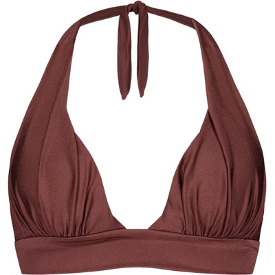 Barts Дамско бикини горнище Barts Women's Isla Triangle Halter Bikini top - Maroon - размер 44 (EU) (150-6454-0215)