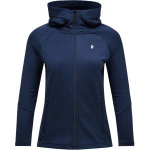 Peak Performance Дамско поларено яке Peak Performance Women's Rider Essentials Zip Hood Fleece jacket - Blue Shadow - размер XS (105-6221-0212)
