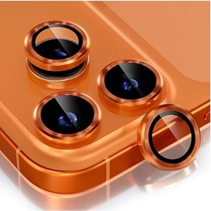 Blueo Протектор за Камерата на iPhone 17 Pro Max, Blueo Saphire Crystal Cam Lens Glass, Оранжев (6934663762460)