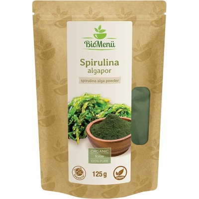 BioMenü bio Spirulina prášok 125 g