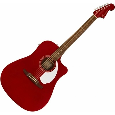 Fender Redondo Player Candy Apple Red Електро-акустична китара Дреднаут