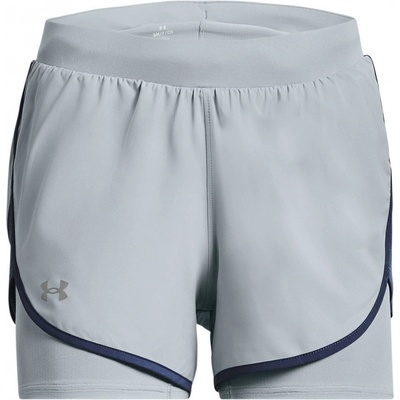 Under Armour Fly by Elite 2 in 1 short W modré 1369768-465