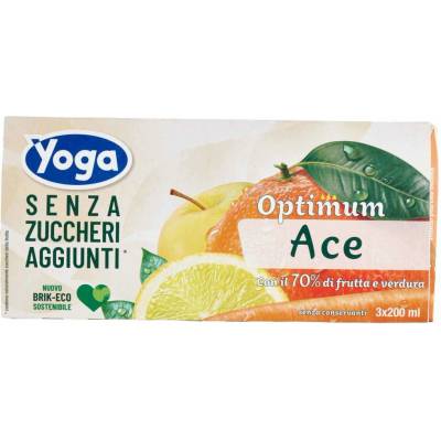 Yoga džús ACE bez cukru 3 x 200 ml