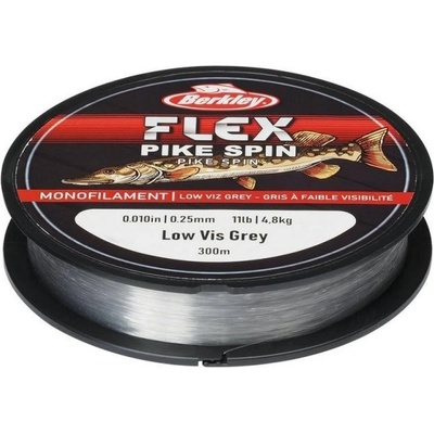 Berkley Flex SS Pike Spin Low Vis Grey 300m 0,25mm 4,8kg