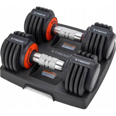 Xtrexo Nastavitelné asfaltové jednoručky 2 x 5,75 kg