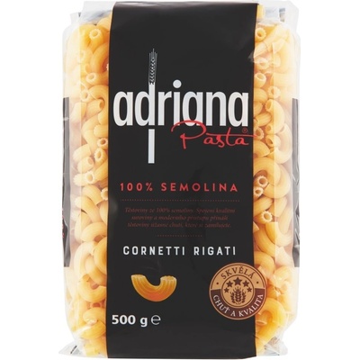 Adriana Pasta Cornetti rigati těstoviny semolinové sušené 0,5 kg