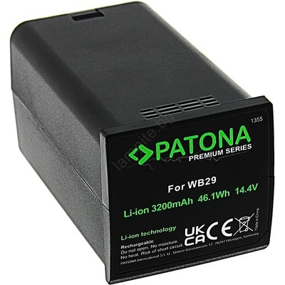PATONA - Батерия GODOX AD200 3200mAh Li-Ion 14, 4V WB29 (IM1014)