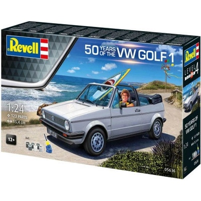 REVELL GiftSet auto 05636 50 Years of the VW Golf 1 1:24