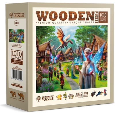 WOODEN CITY Dřevěné Fantasy vesnička 1010 dielov