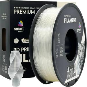 Smart Print FG-S96-E1, 3D филамент, PLA Silk, 1, 75mm, 1000g, Прозрачен (Transparent) (FG-S96-E1)