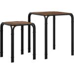 vidaXL Странична маса Опушен дъб 41 x 40 x 50 см Инженерна дървесина (8013646)