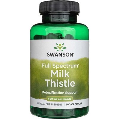 Swanson Ostropestřec Mariánský Milk Thistle 500 mg 100 kapsúl