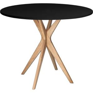 Ragaba Кръгла тра езна маса ø 80 cm Jubi - Ragaba (NRGBTJ80_BLACK)