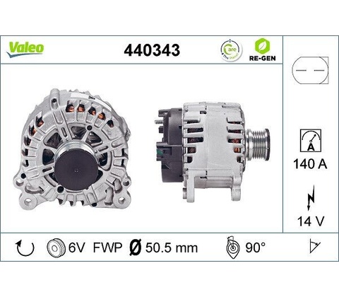 Alternátor VALEO 440343
